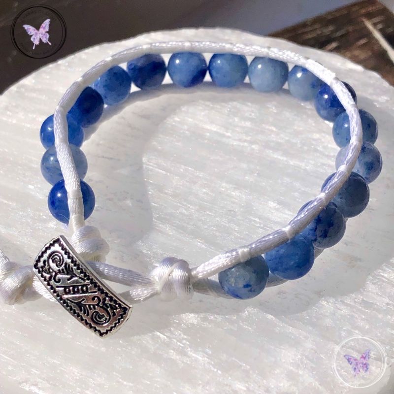 Blue Aventurine 8mm Wrap Bracelet